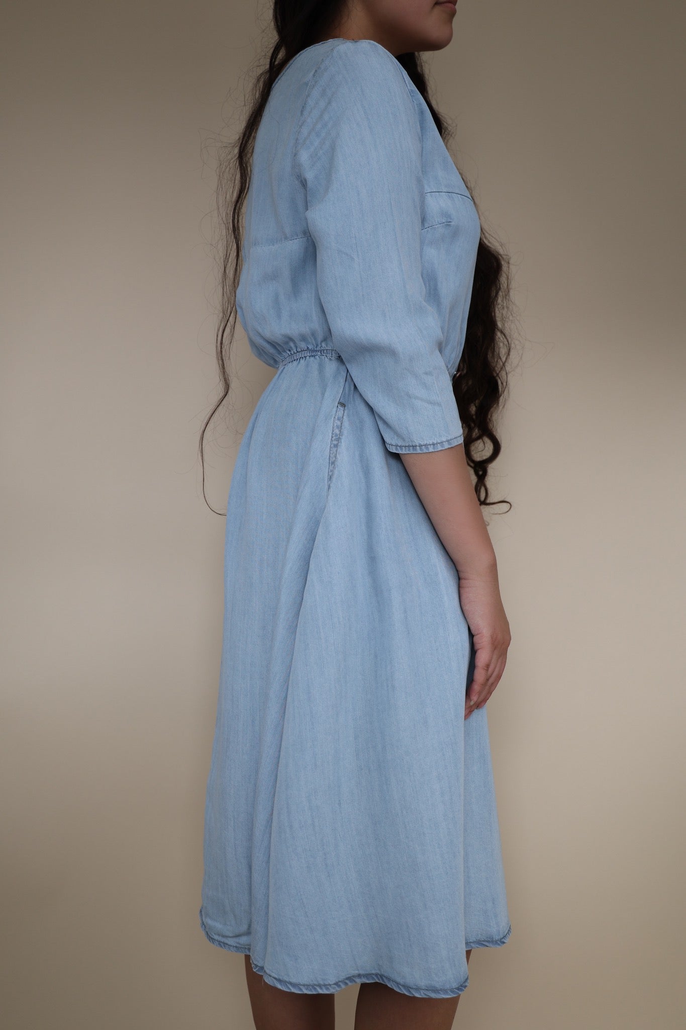 Effortless Elastic Waist Dress Skirted Fancy Effortless Elastic Waist Dress Skirted Fancy