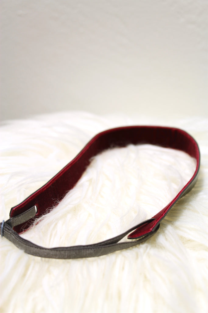 Velvet & Vegan Leather Reversible, Adjustable Headbands in a Variety of Colors