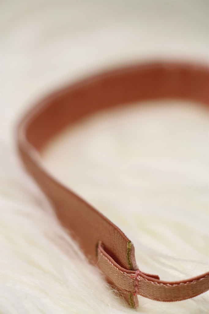 Velvet & Vegan Leather Reversible, Adjustable Headbands in a Variety of Colors